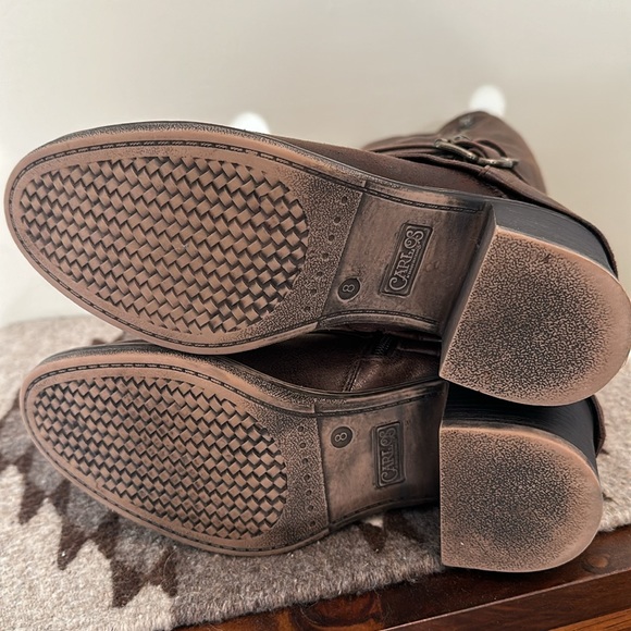 Carlos by Carlos Santana Knee High Brown Boot - Picture 8 of 11